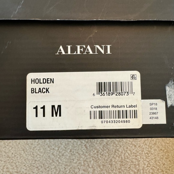 NEW Alfani Men's Holden Leather Drivers Loafers Leather Black Size 11M NWT - Picture 9 of 9